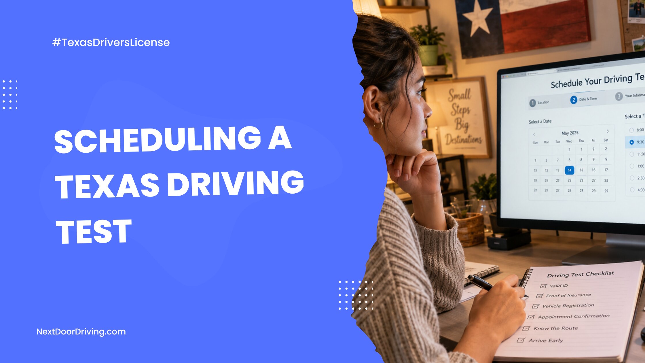 How to Schedule a Driving Test in Texas