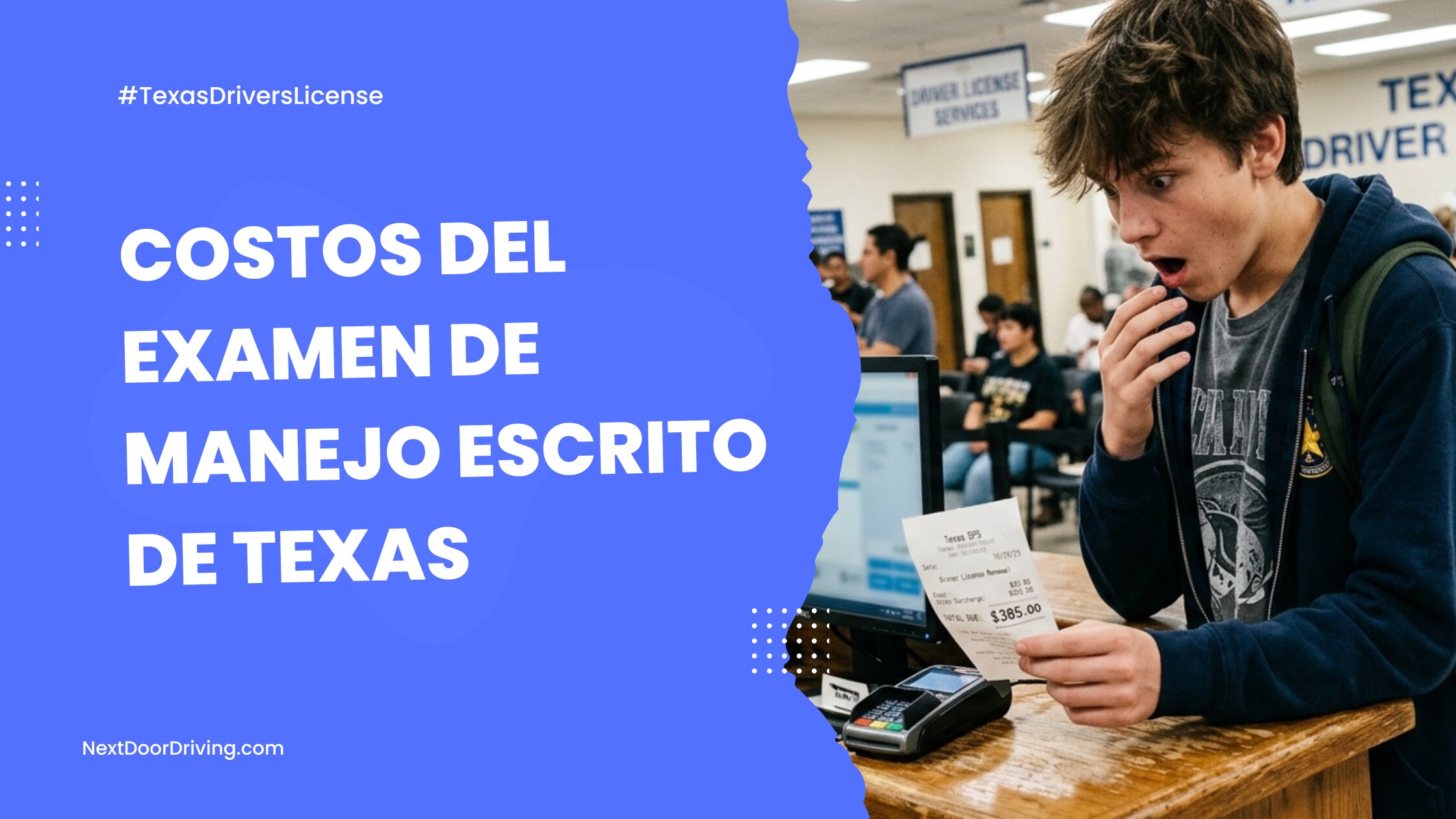 Costos del Examen de Manejo Escrito de Texas en 2026
