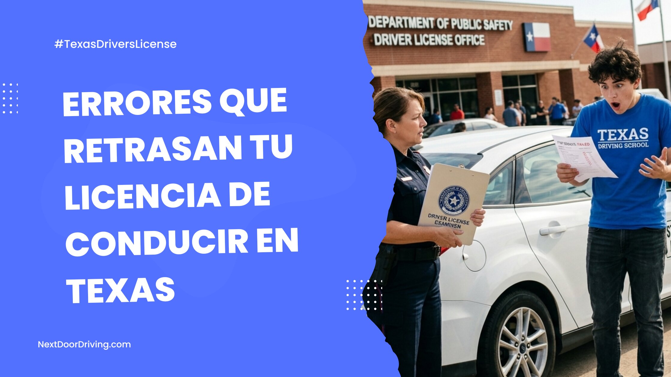 Errores Comunes que Retrasan tu Licencia de Conducir en Texas
