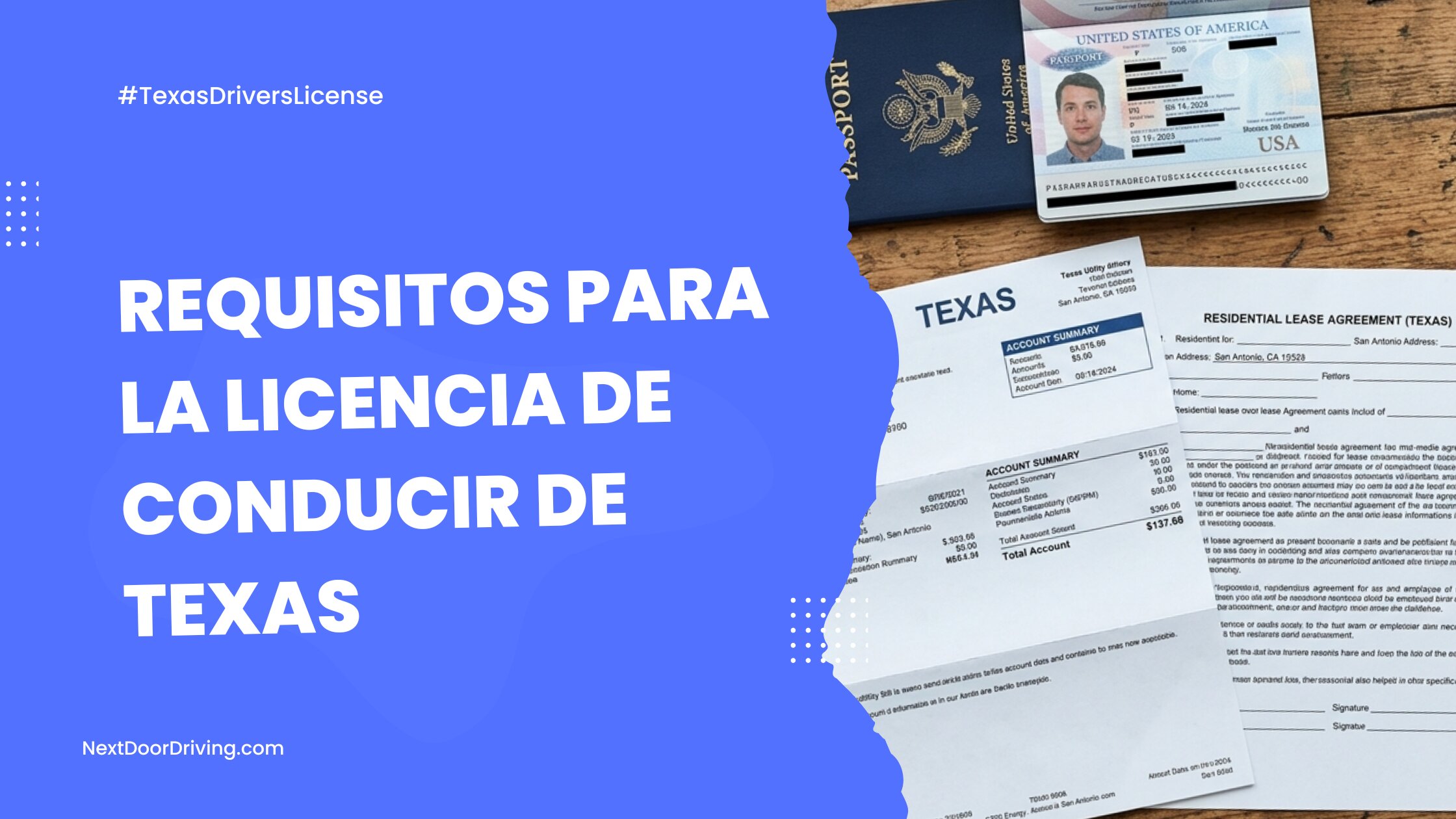 Requisitos y Documentos para la Licencia de Conducir de Texas