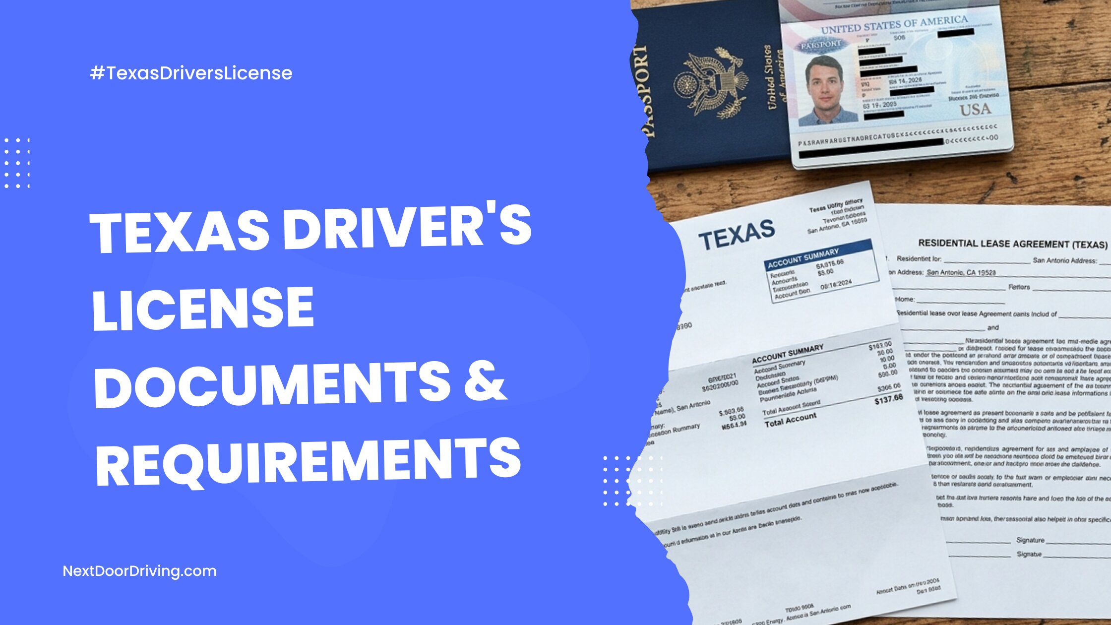 Texas Drivers License Requirements & Documents Checklist