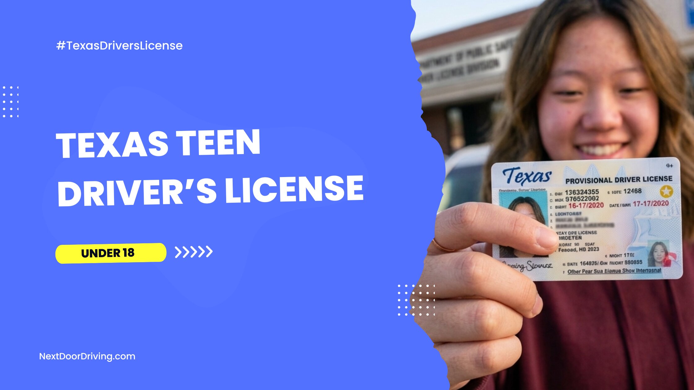 Texas Teen Drivers License Under 18